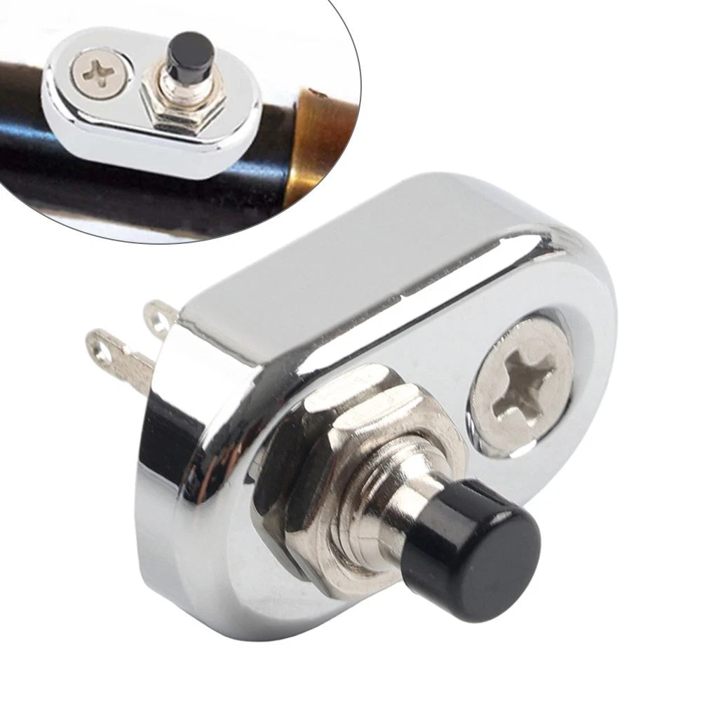 7/8" 1" Motorcycle Handlebar Mini Push Button Switch For Cafe Racer Old School