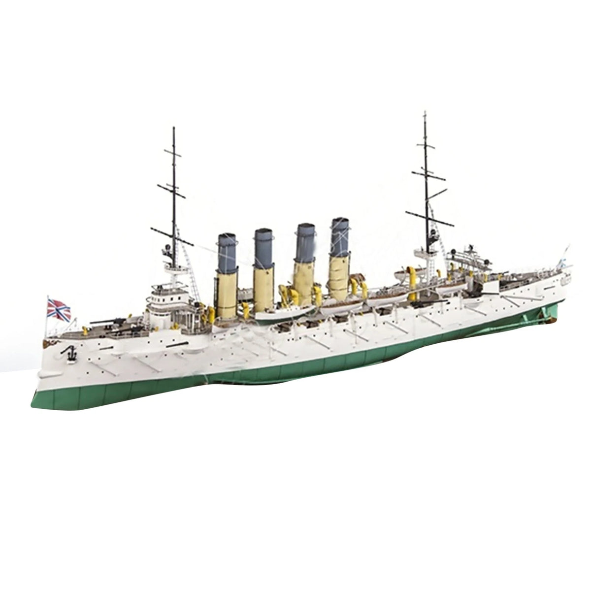 Protective Cruiser Paper Model for Russian Varyag (200) Unassembled Set