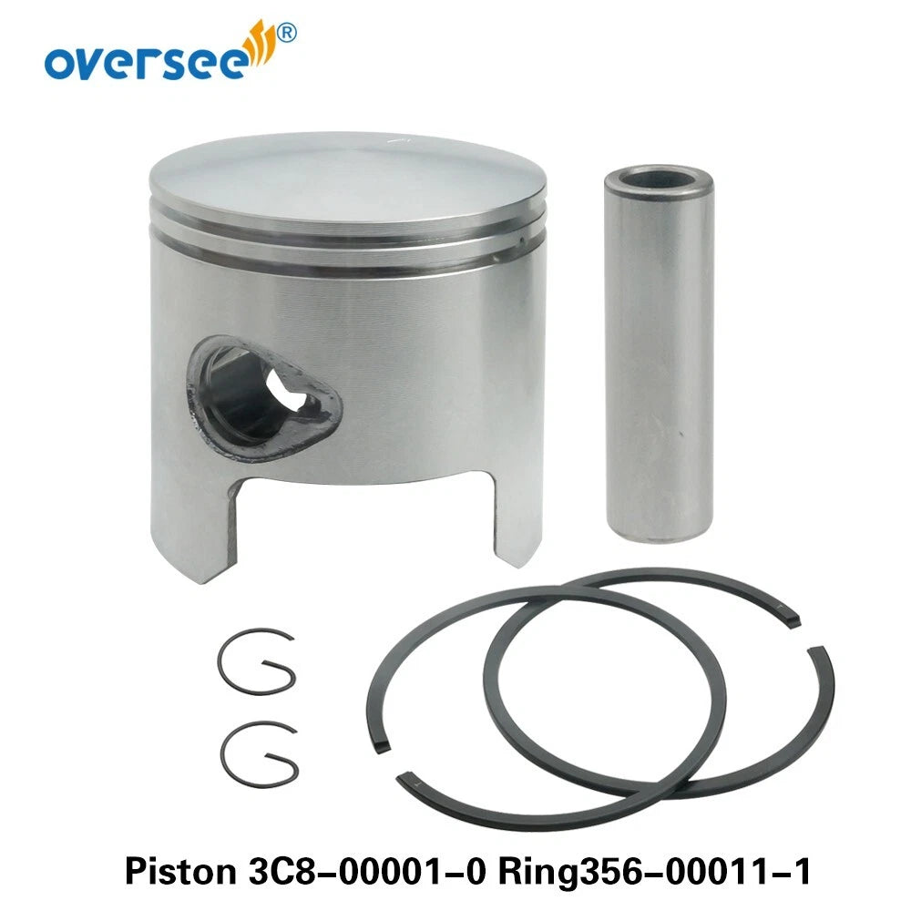 Set of 4 STD Pistons & Rings for Tohatsu M40D 3C8-00001-3