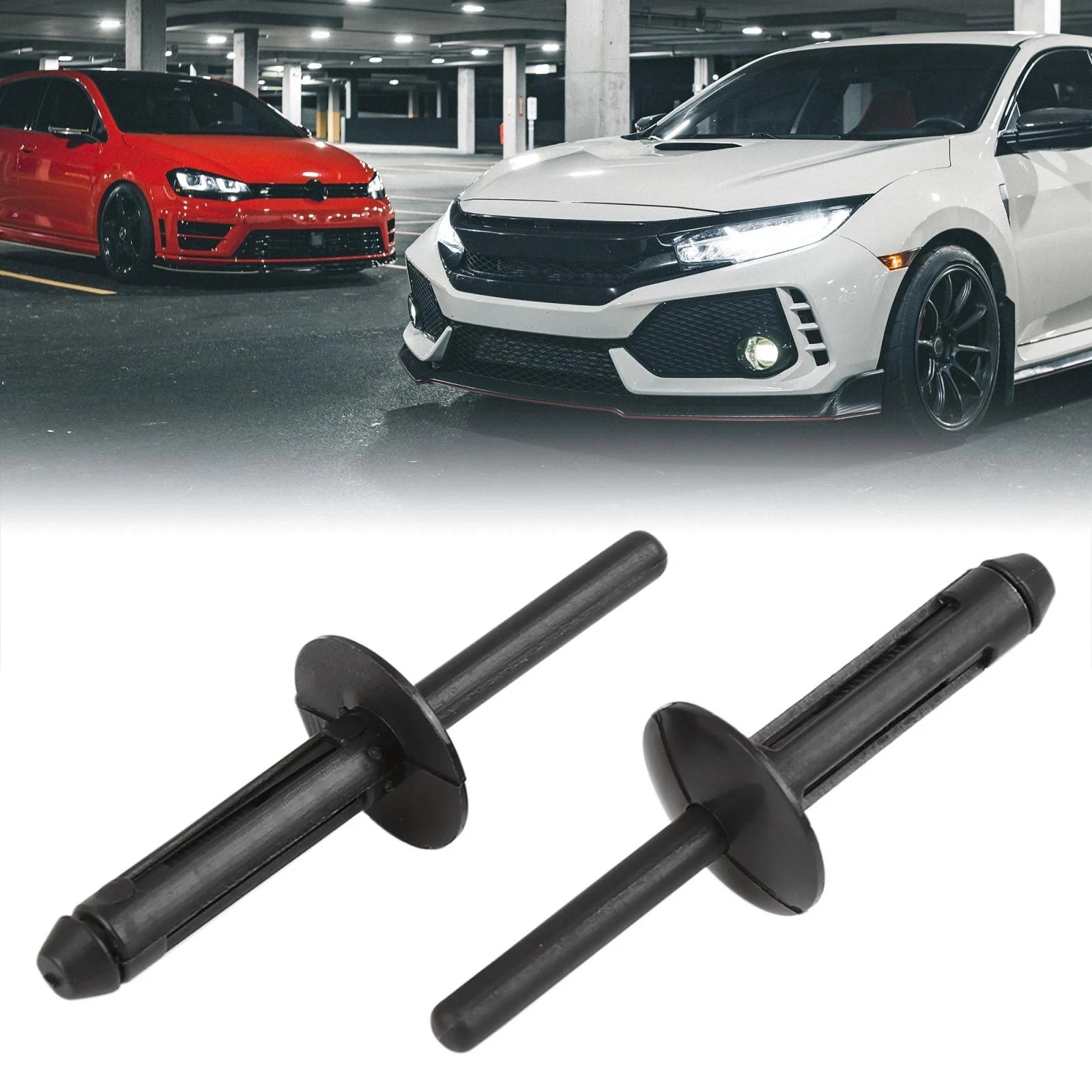 Nylon Bumper Fastener Rivet Clips Replacement 30pc for Dodge Chrysler ( )