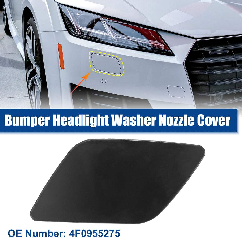 Headlight Washer Nozzle Cover for Audi A6 (2012–2018) Black