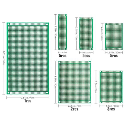 147 Piece PCB Circuit Board Kit for Electronic Design and Testing