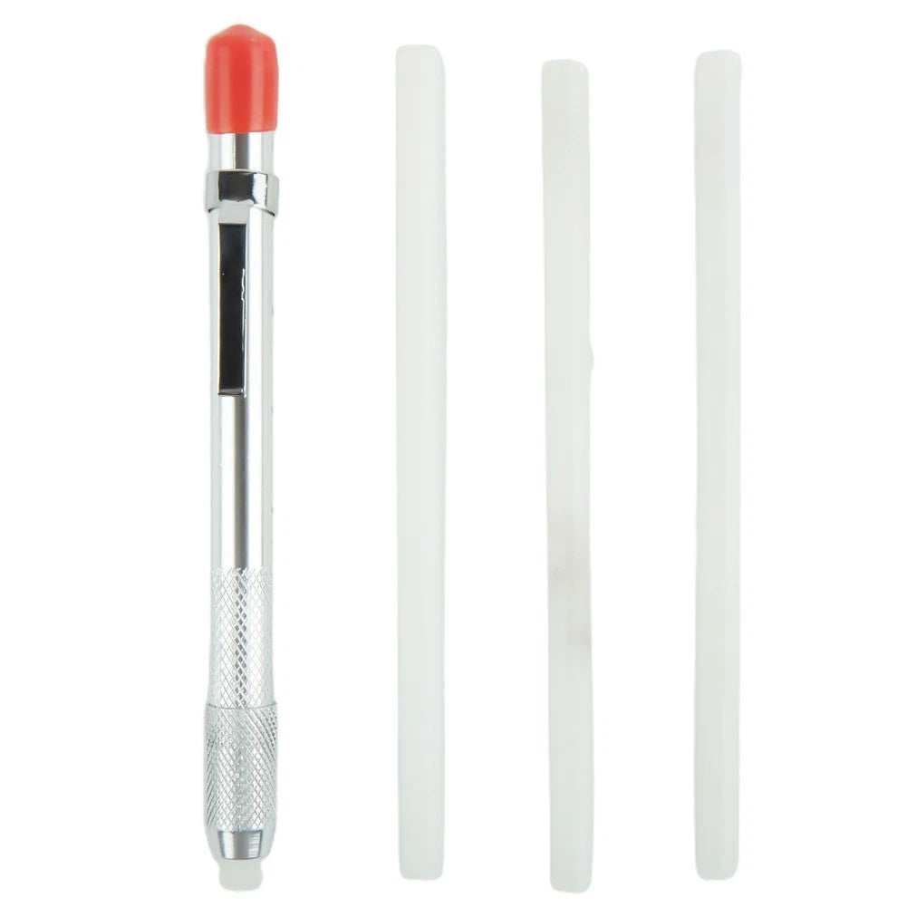 Slate Pencil Soapstone Talcum with Refill Holder for Woodworking
