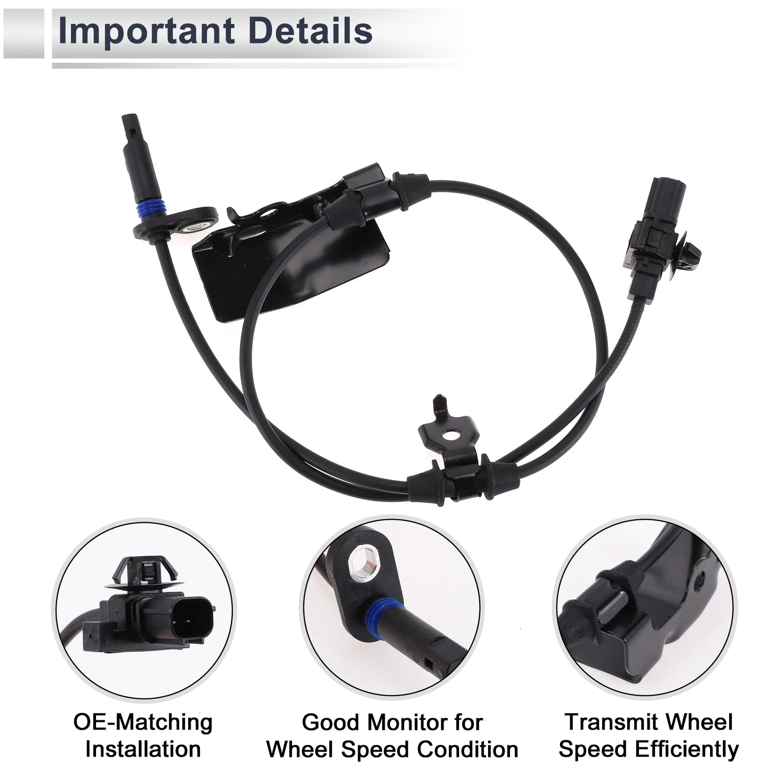 ABS Wheel Speed Sensor No. 57470SZAA01 for Honda Pilot (2003–2008)