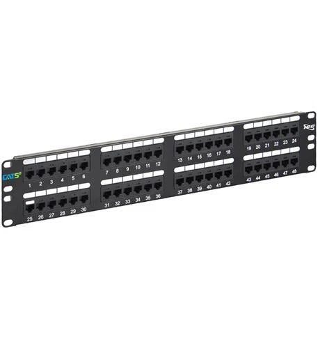 Patch Panel 48pt for ICC ICMPP0485E (Cat5e, 2RMS)