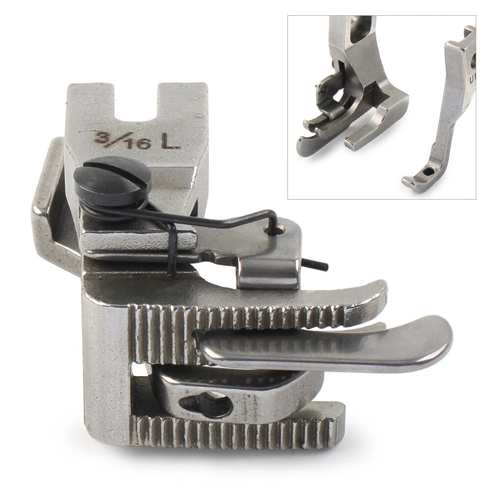 1 Set Silver Left Walking Feet With Guide Fit For CONSEW 205RB
