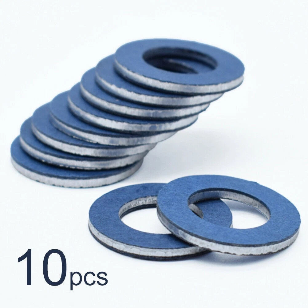 Set of 12 Gasket Rings for Engine Oils