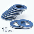 Set of 12 Gasket Rings for Engine Oils