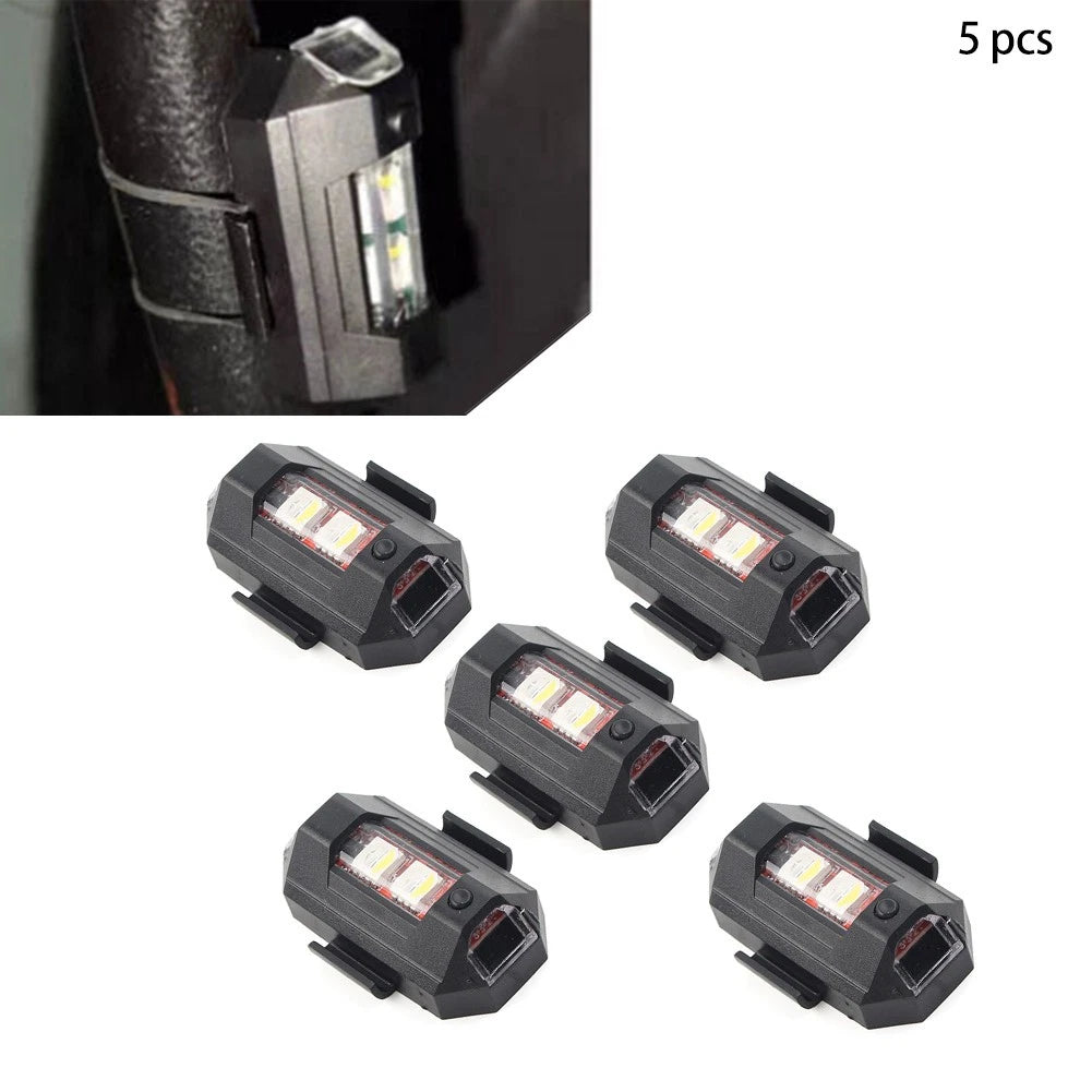 5X LED Strobe Light for Car Motorcycle Drone Emergency Warning