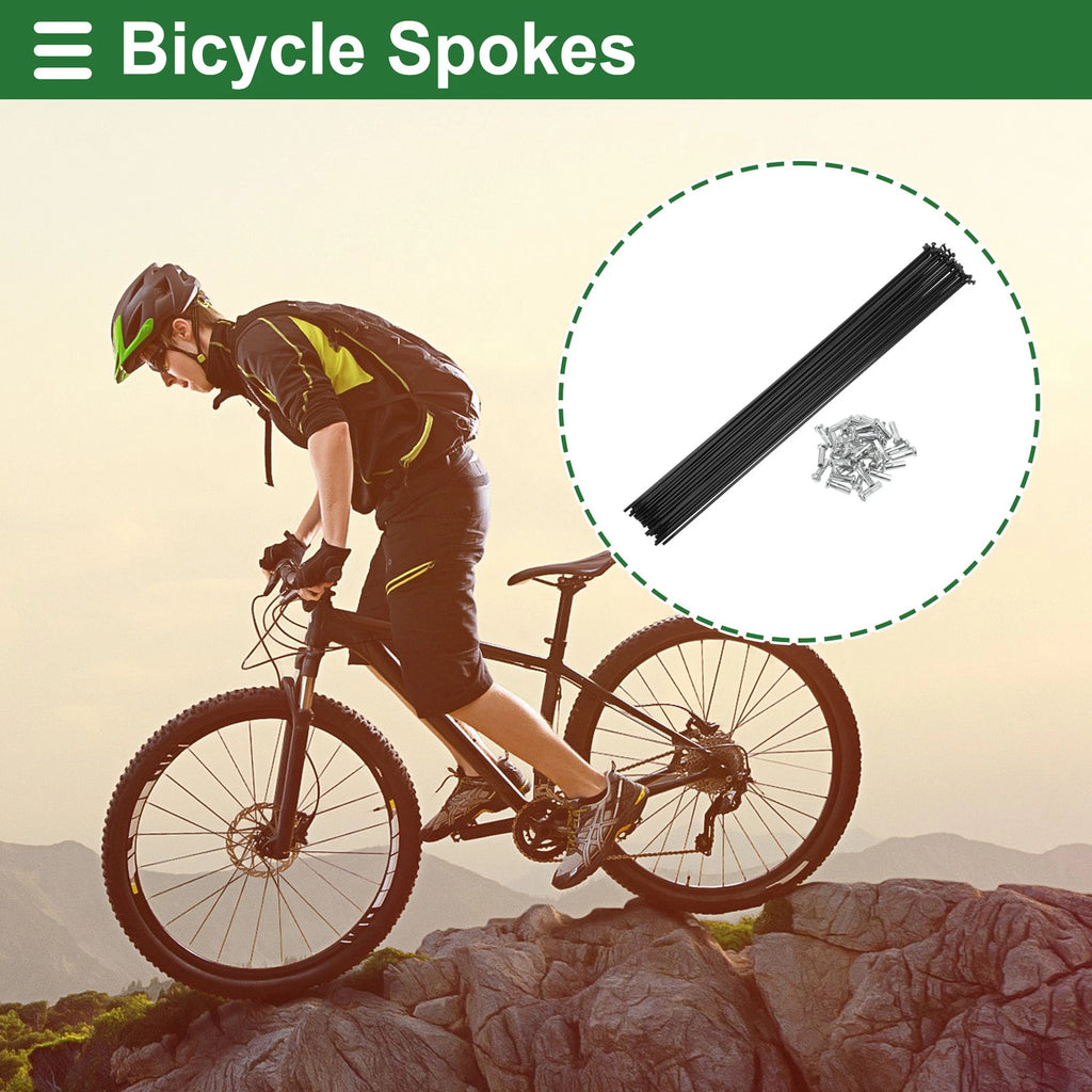 Spoke Nipples Carbon Steel Replacement Set for Universal Bicycle (2000–2025)