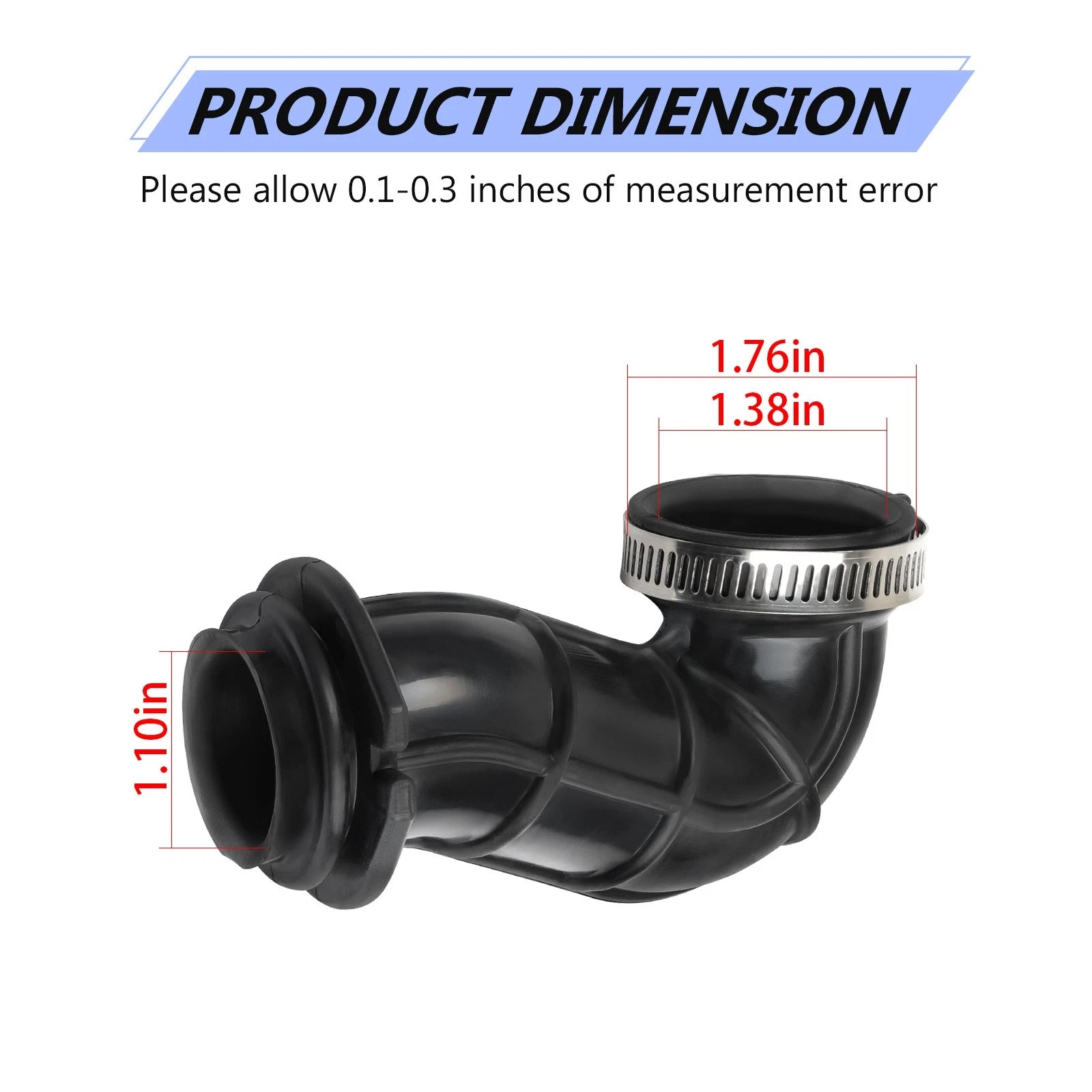 Intake Boot for Yamaha TTR110E TTR110 TT-R 110 (2008–2024)