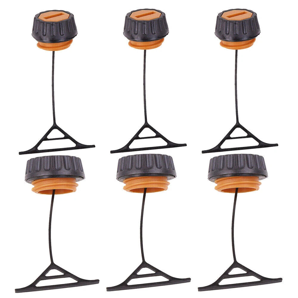 Set of 3 Gas Fuel Oil Caps for Stihl 020 021 023 024 025 028 034 (00003500520)