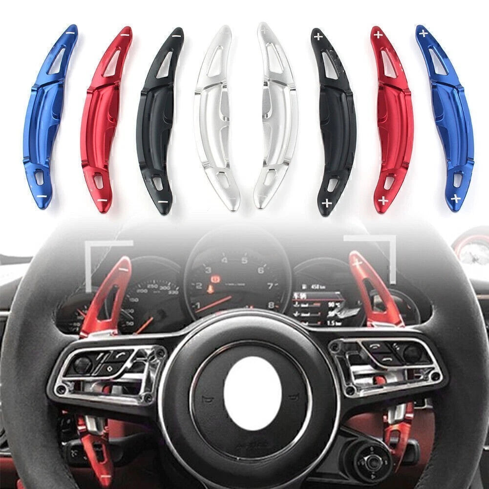 Shift Paddle Extension for Porsche 911 Carrera (2017–2023) Aluminum Black