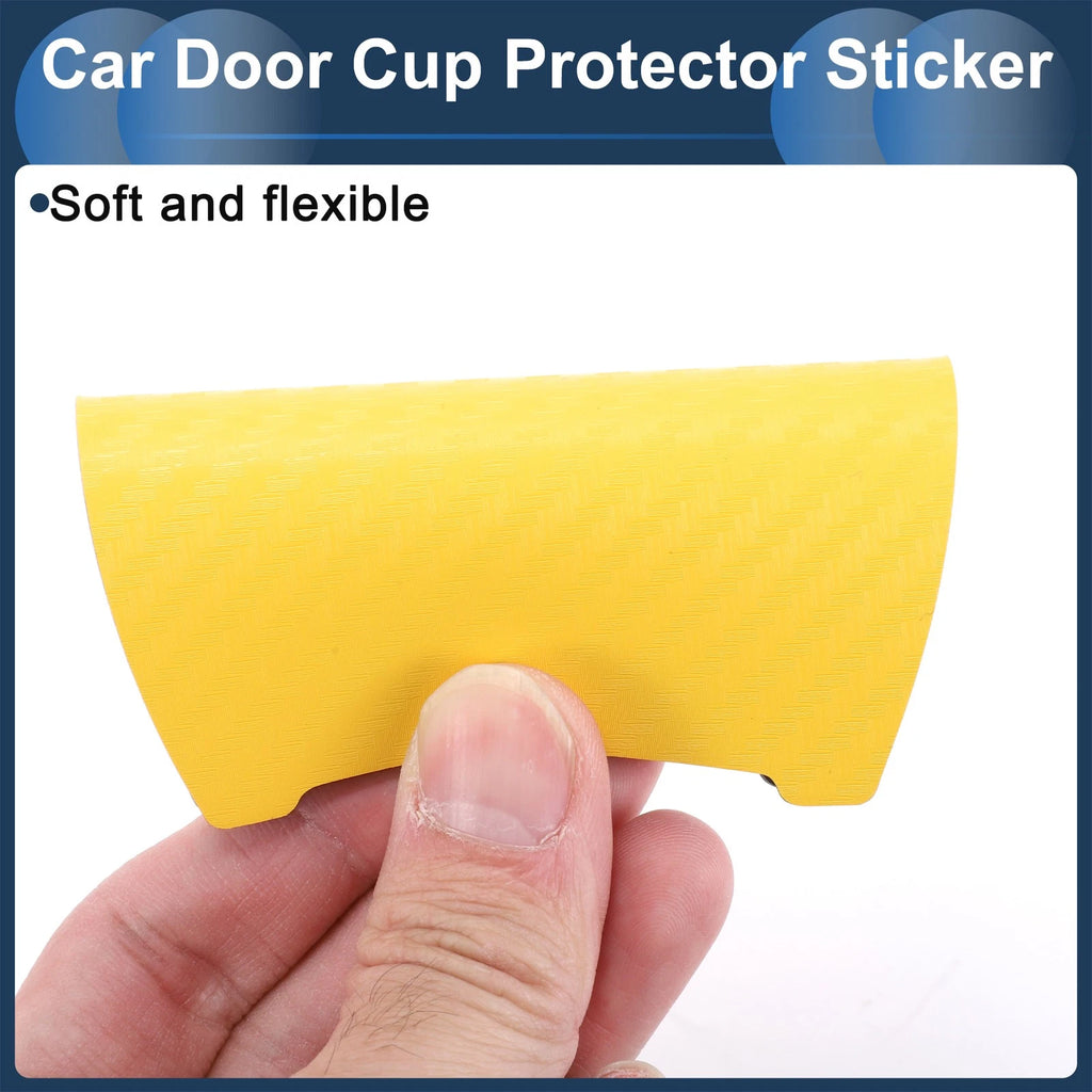 3D Car Door Handle Scratch Protector for Universal Vehicles (84x94mm)