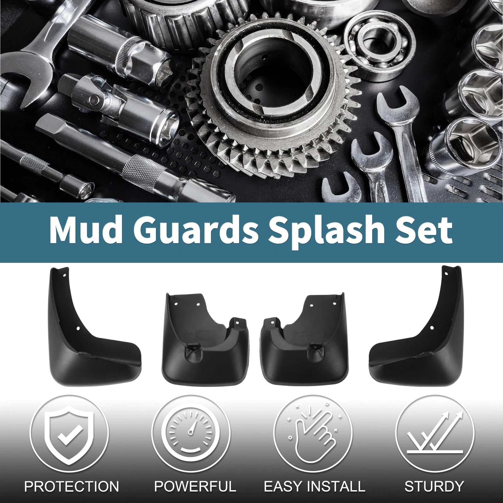 Mud Flaps Splash Guards Front Set for Toyota Avalon Premio (2007–2011)