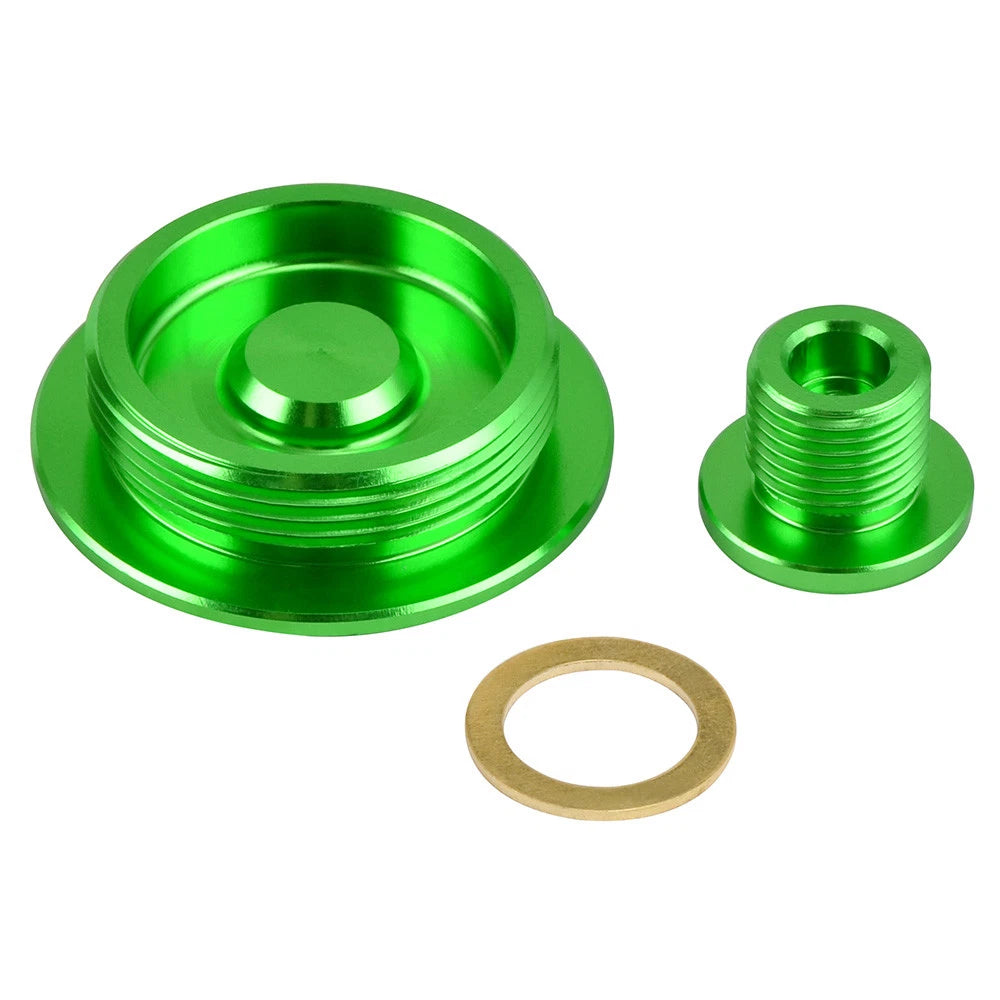 Anodized Billet Engine Plug Kit for Kawasaki KFX400 (2003–2006)