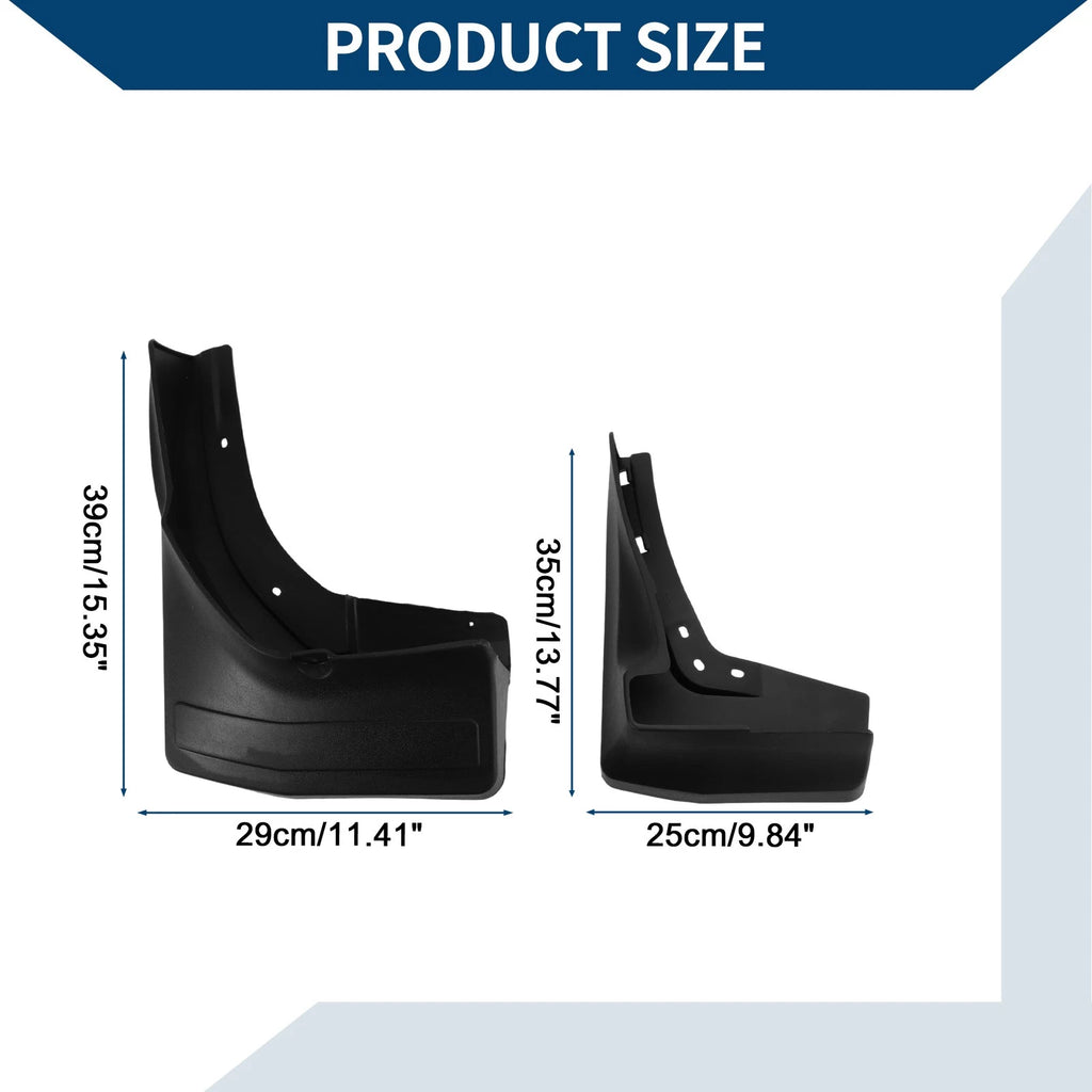 Mud Flaps Splash Guards 1 Set for Mercedes-Benz GL GL S (2015–2019)