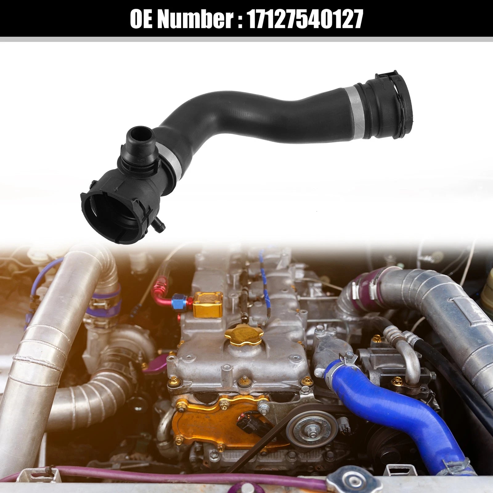 Radiator Coolant Hose Replacement for BMW X1 xDrive35i 2013–2015