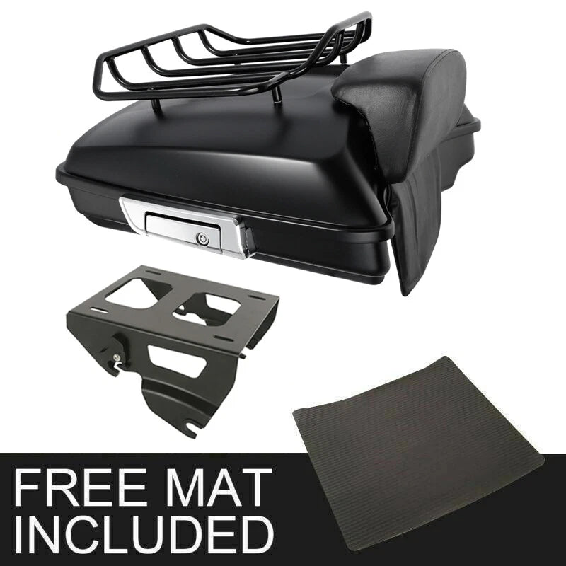 Matte Razor Trunk Pad for Harley Road Glide (2014–2026)