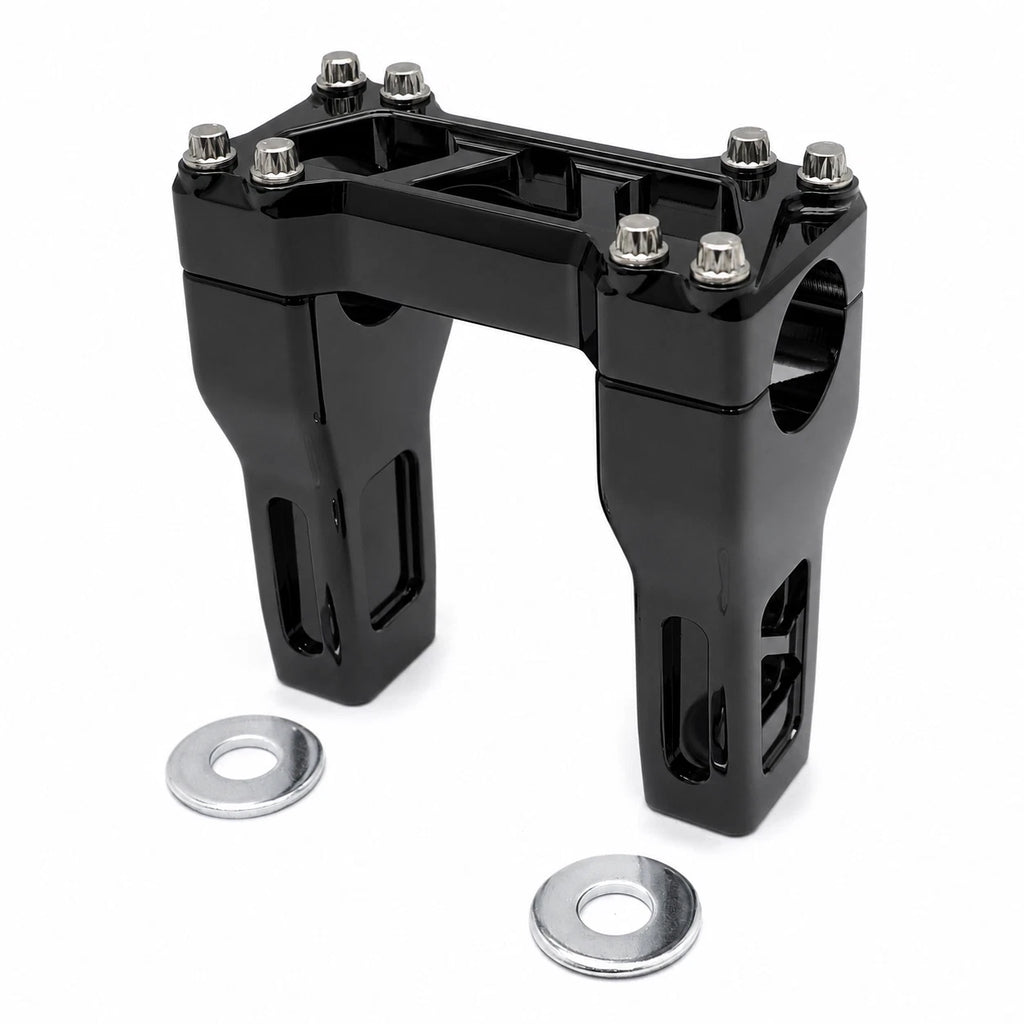 4" Riser Handlebar Clamp for Harley Dyna Wide Glide Softail Slim