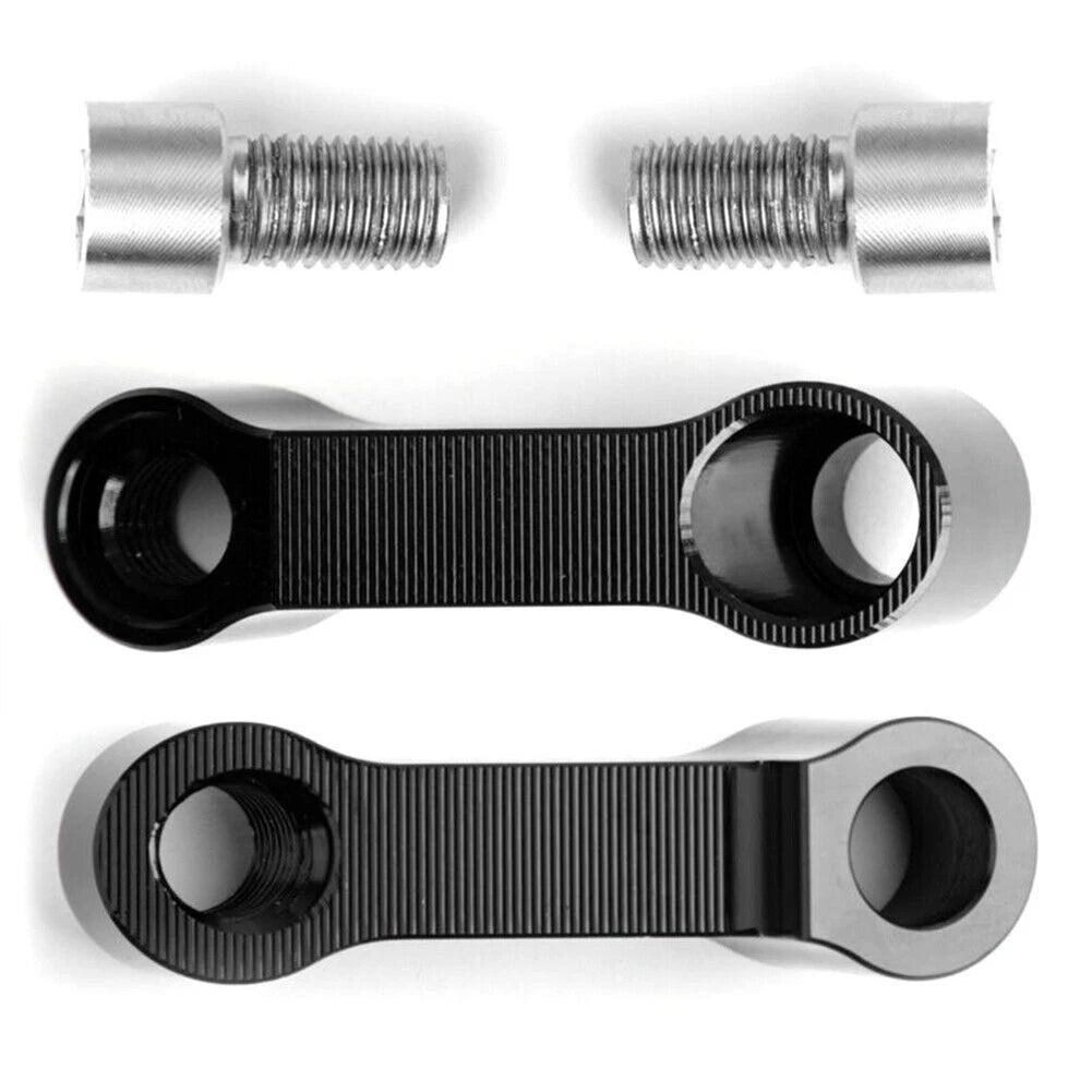 2Pcs 10mm Rearview Mirror Mount Riser Extender for Motorcycle