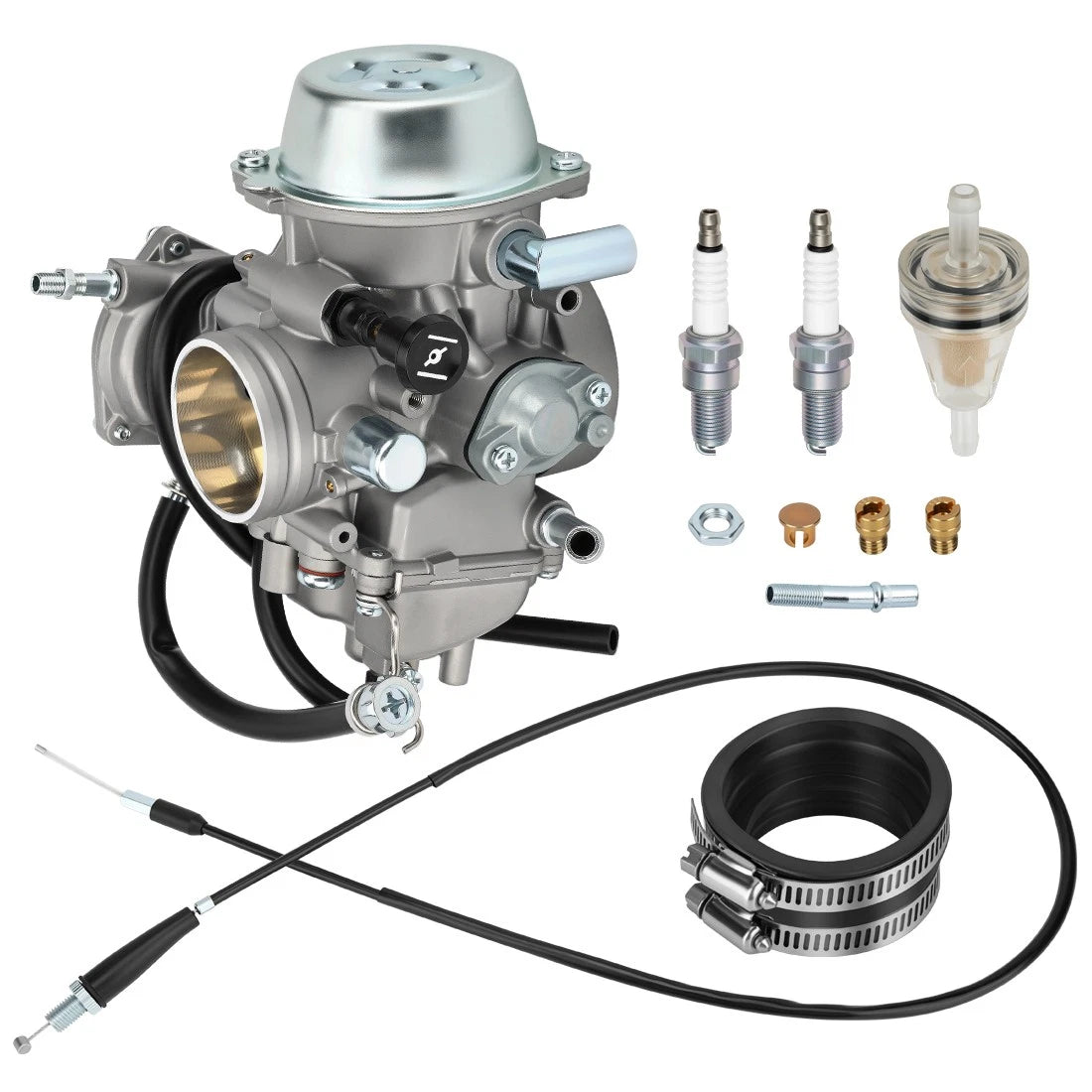 Carburetor for Bombardier Can-Am DS650 (2000–2007) Carb Throttle Cable Intake Boot