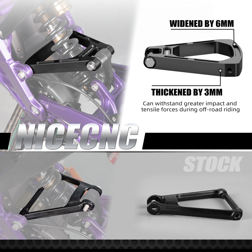 CNC Rear Suspension Triangle Linkage Kit for Surron Light Bee (2019–2023)