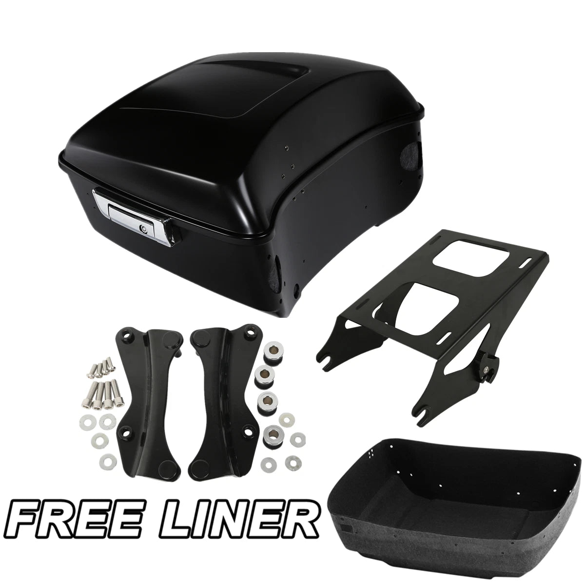 2X King Trunk Mount Rack & Docking Kit for Harley Touring Glide (2014–2023)