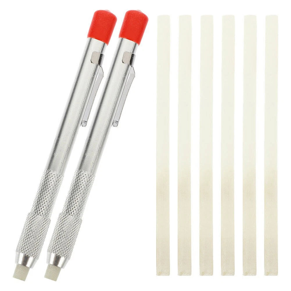 Portable Soapstone Pen with Refill Bracket for Extended Use