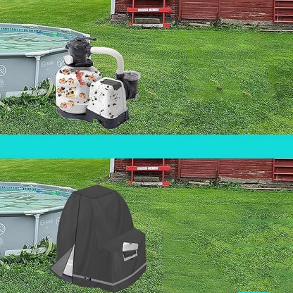 Sand Filter Pump Protection Cover 25" x 24" x 28" for Equipment