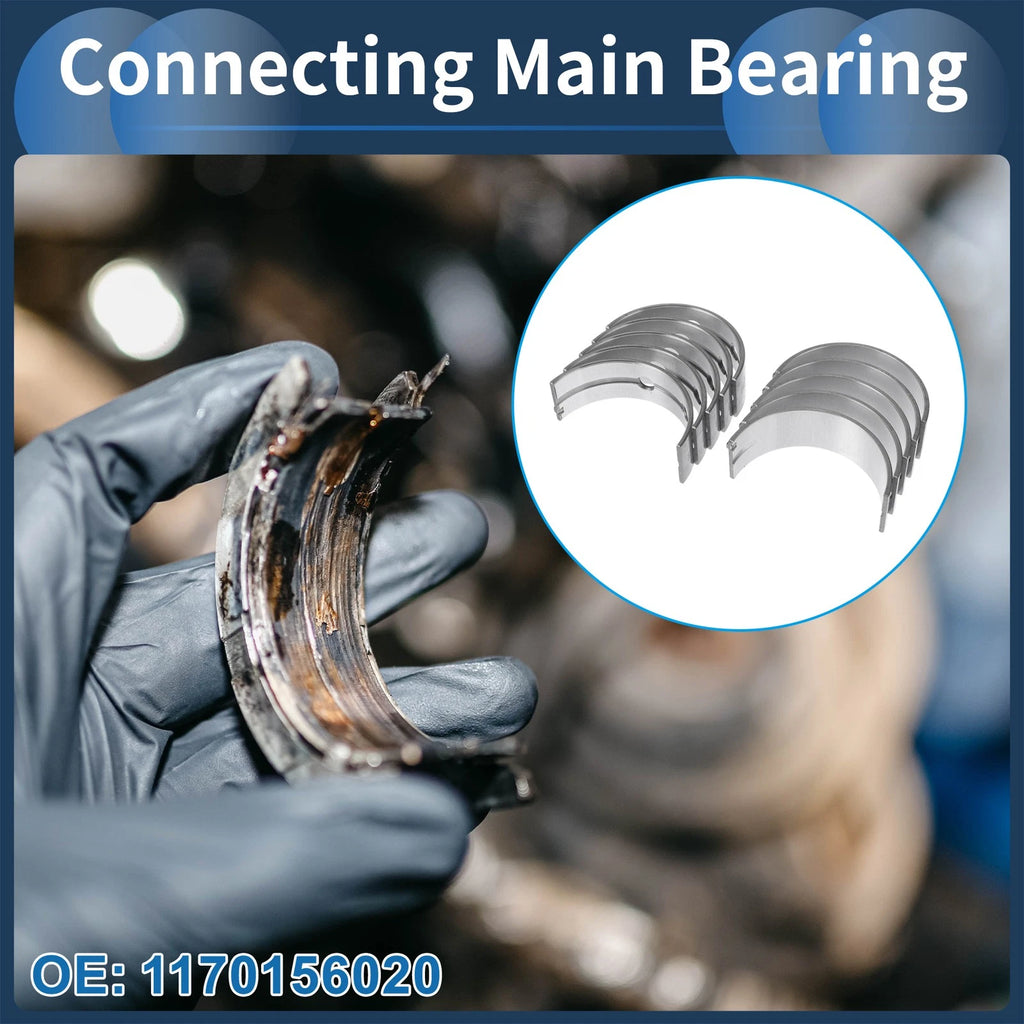 Main Bearing Set Replacement for Toyota Dyna 1984–1988 (10 Piece)