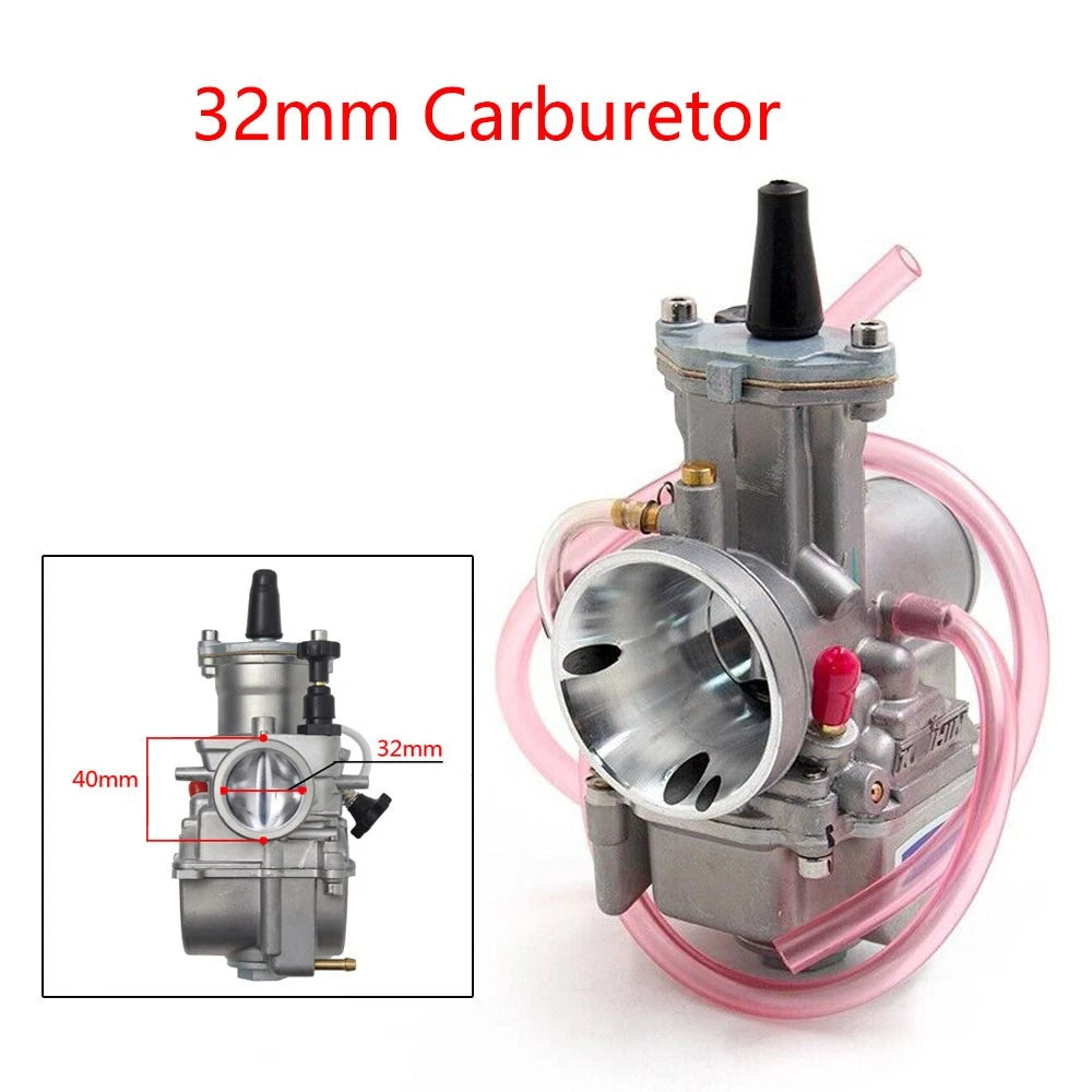 32mm Carburetor for PWK32 Keihin KOSO OKO Dirt Pit Bike ATV Go Kart (All Years)