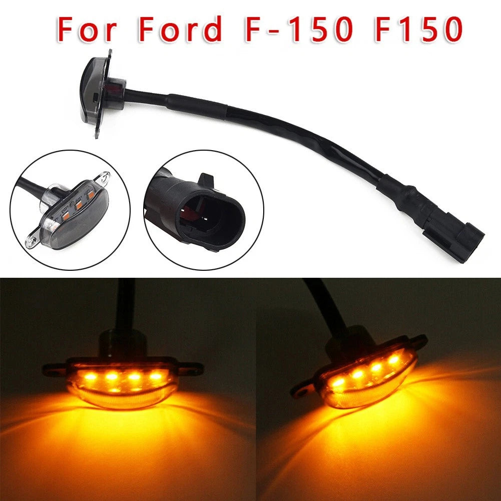 1 for X for front Grille Grill LED Light Smoke for raptor Style Lamp Amber For