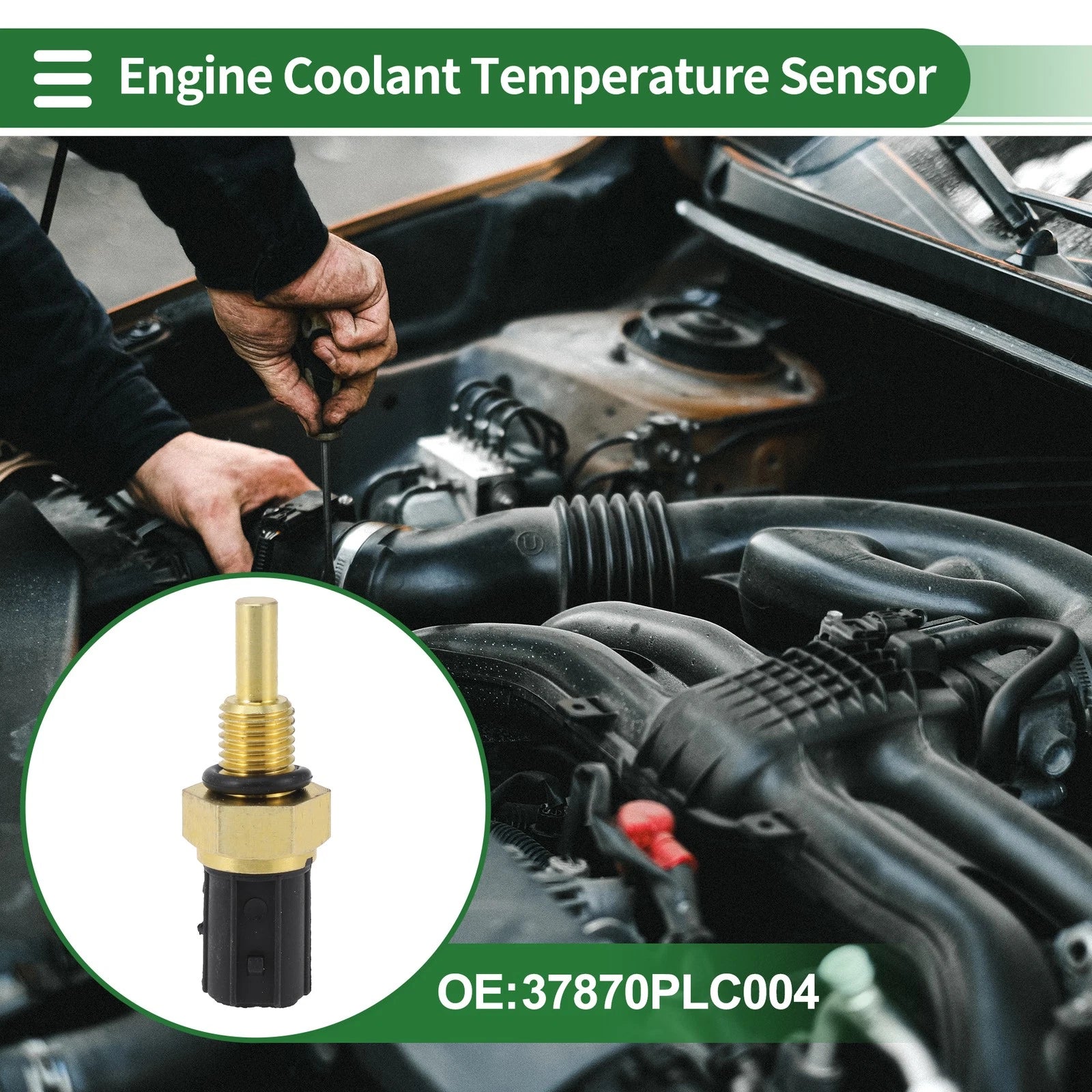 Engine Coolant Temperature Sensor OEM Replacement for Honda Civic (2011–2011)