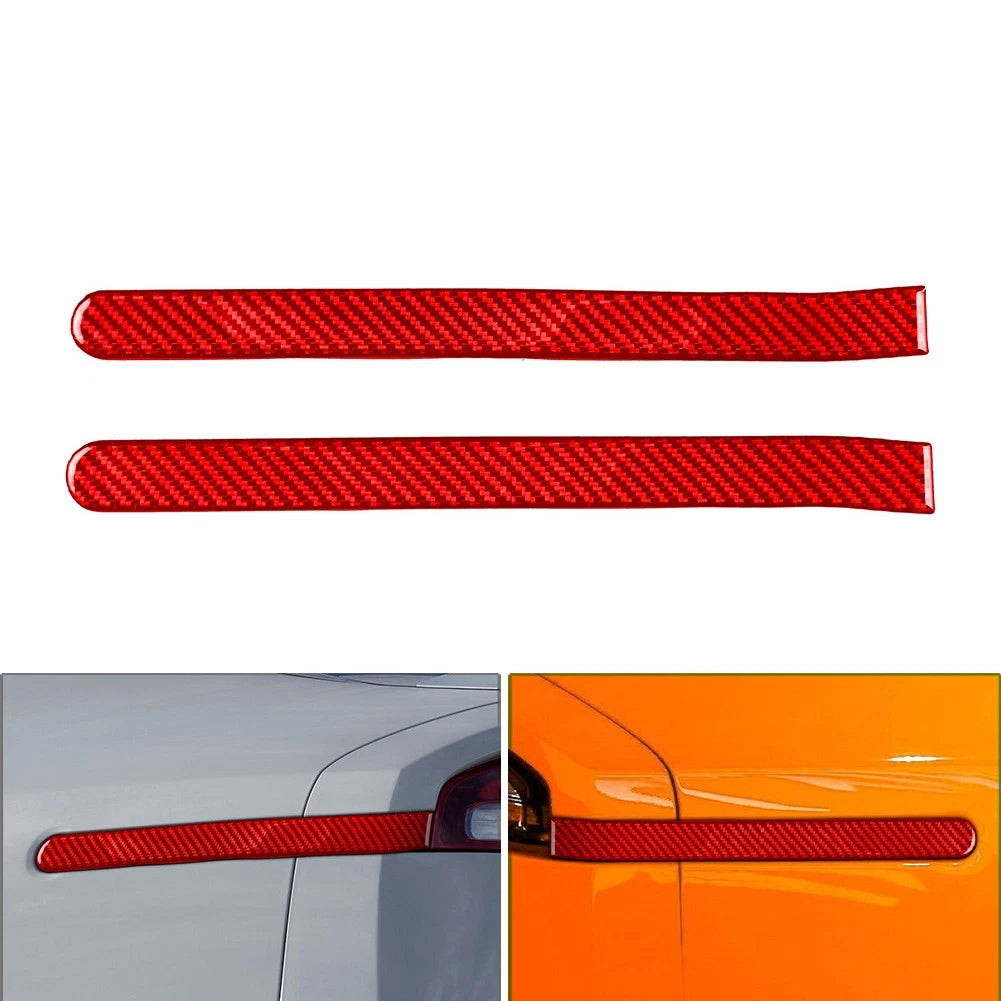Rear Tail Light Strip Trim for Kia Stinger (2018–2023) Carbon Red