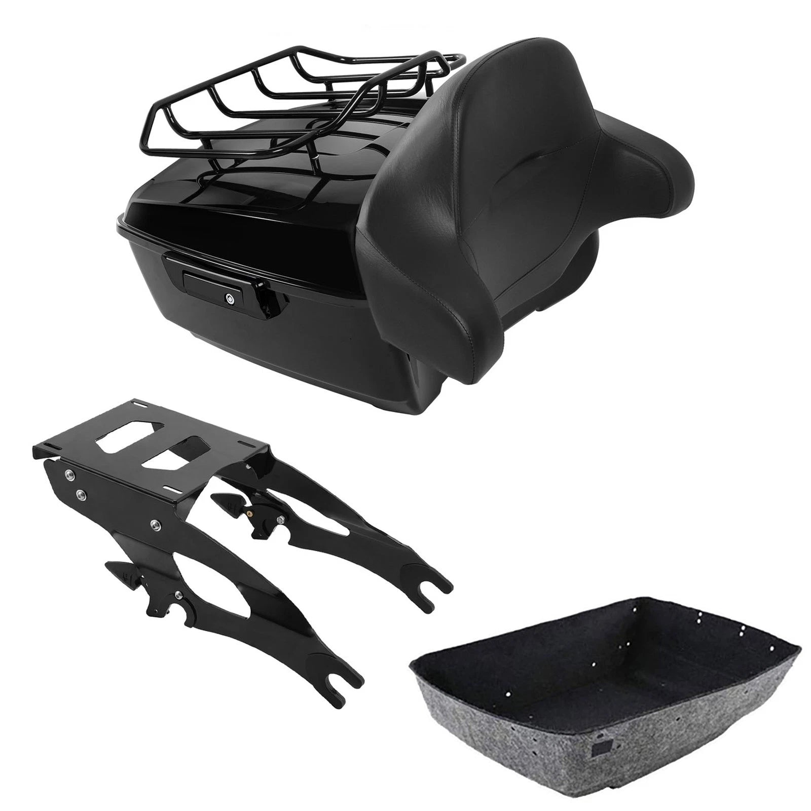Trunk Luggage Backrest Mount Rack for Indian Chieftain (2014–2025)