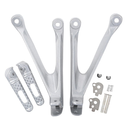 Rear Passenger Footrests Footpegs Peg Brackets for Honda CBR1000RR (2008–2016)