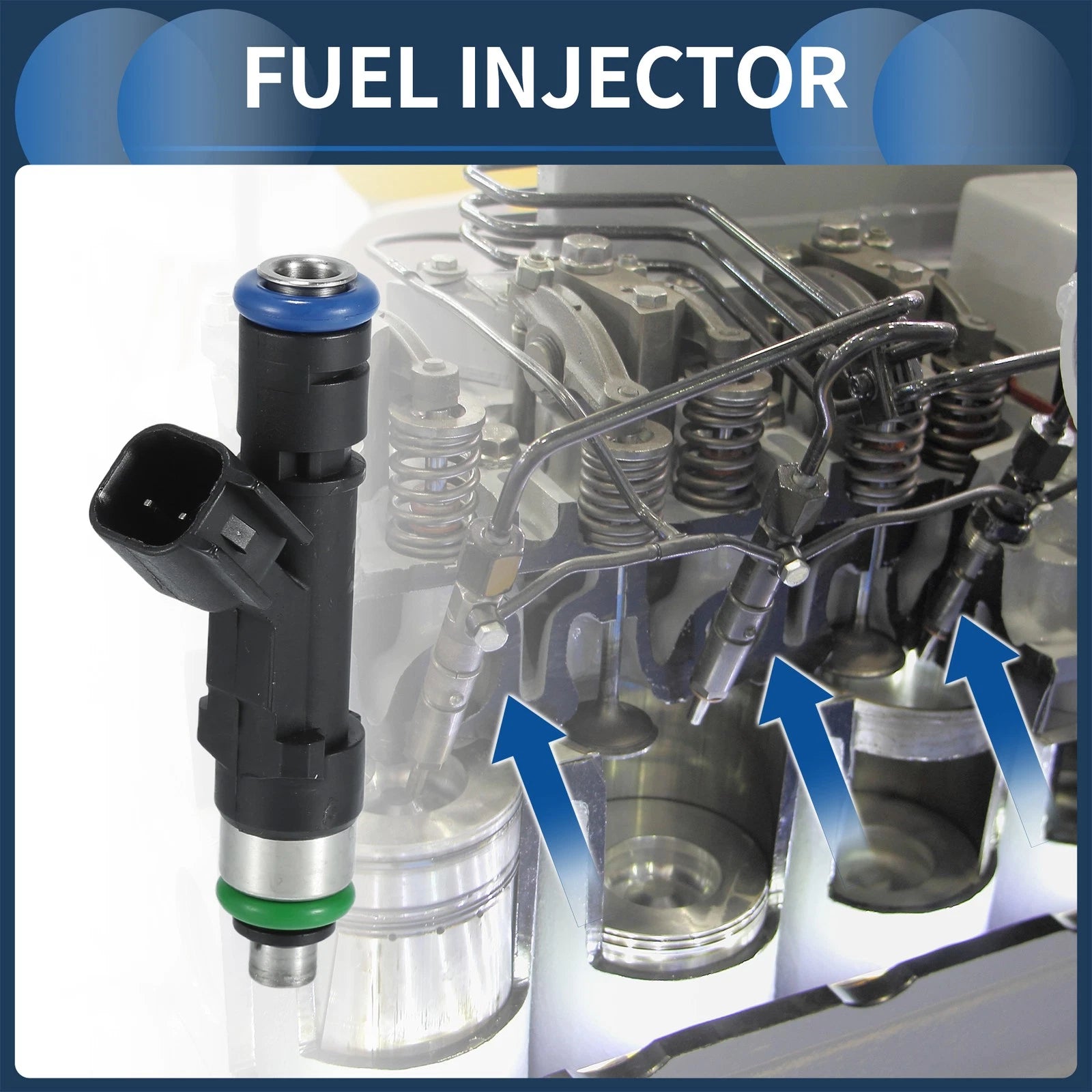 Fuel Injector Replacement for Mazda B3000 3.0L (2002–2007) 6 Pack