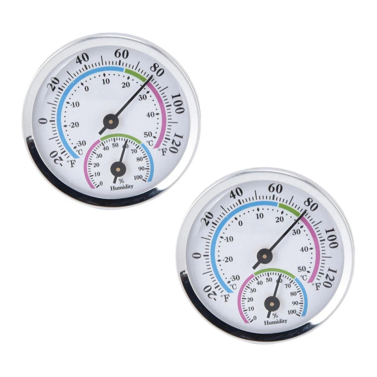 2X Thermometer Hygrometer for Indoor Use (Indoor Room)