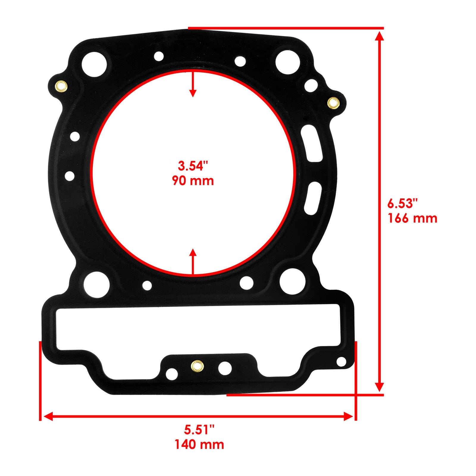 Cylinder Head Gasket Replacement for Can-Am Commander 800 and Max 800 (2011–2015)