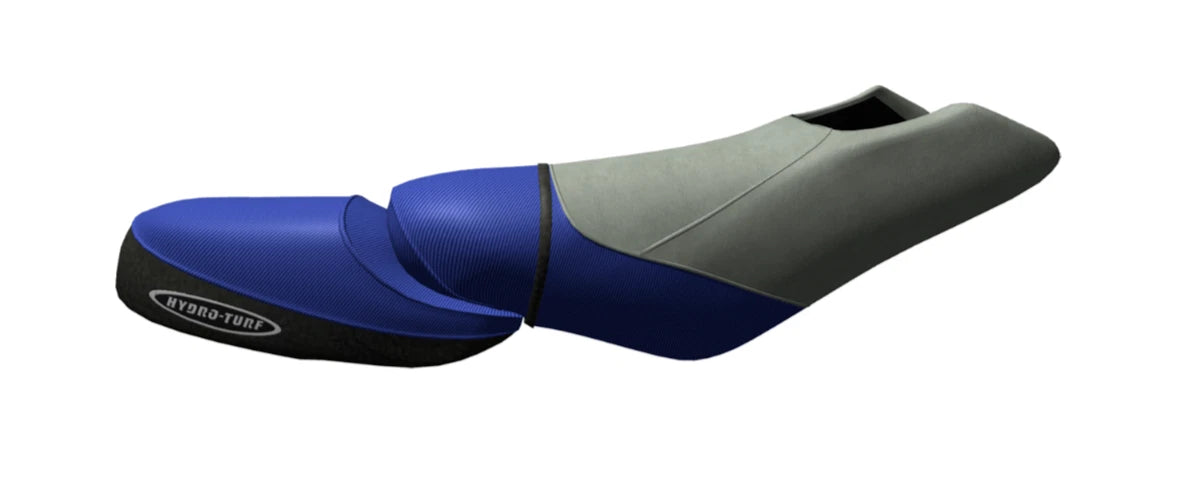 Hydro-Turf Seat Cover for SeaDoo GTX/GTX DI/GTX RFI (2000–2002) Black/Gray/Blue