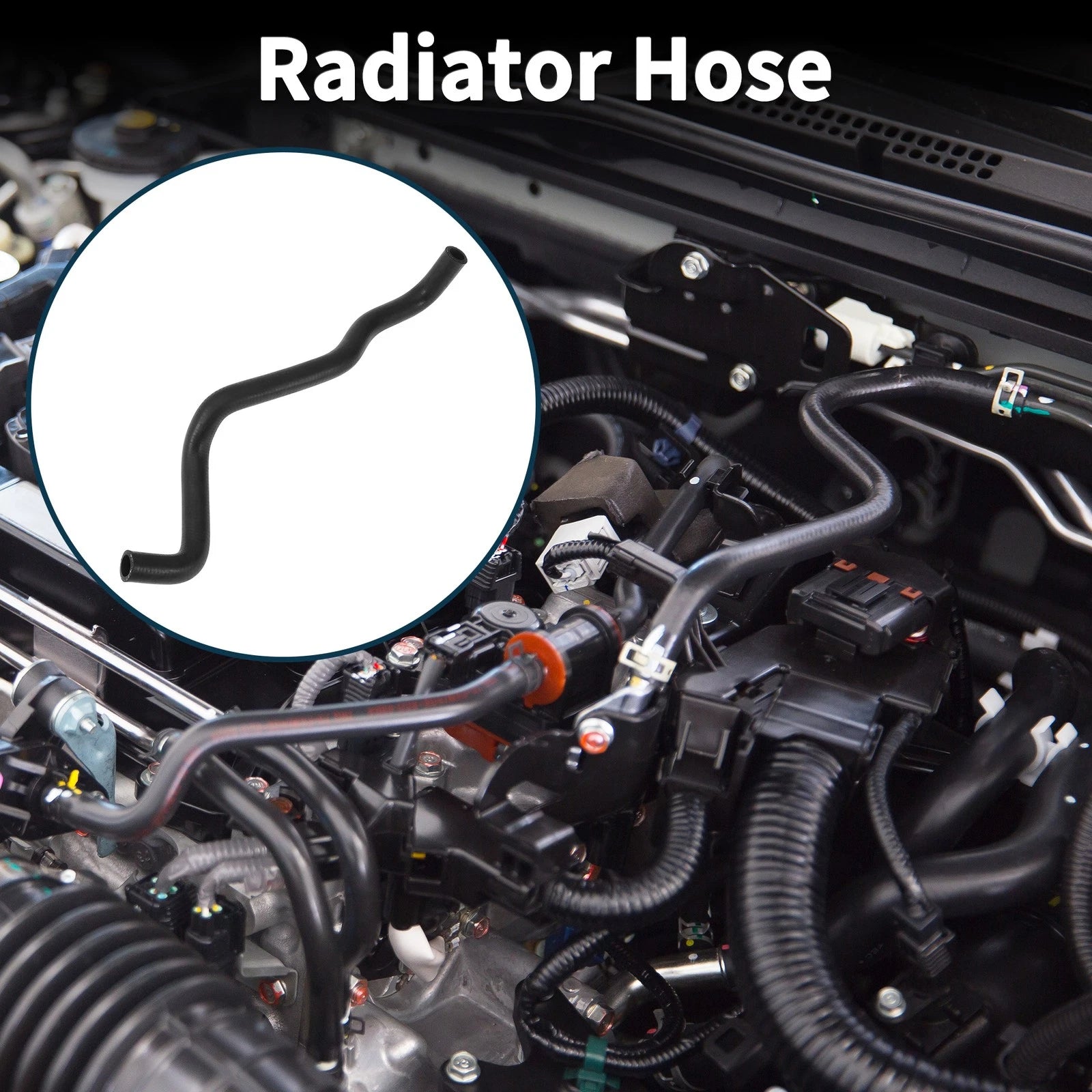 Radiator Hose Coolant Pipe Replacement for Audi TT 1.8L (2000–2006) Rubber