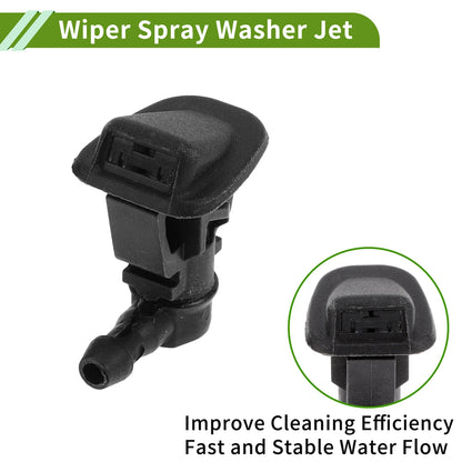 Set of 2 Front Windshield Washer Nozzles for Jeep Wrangler (2013–2015) No.68164356AB