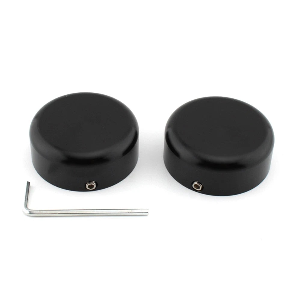 Black Front Fork Cover Caps for Harley Sportster S (2021–2023)