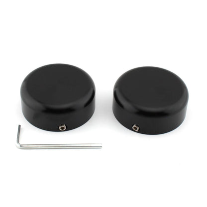 Black Front Fork Cover Caps for Harley Sportster S (2021–2023)