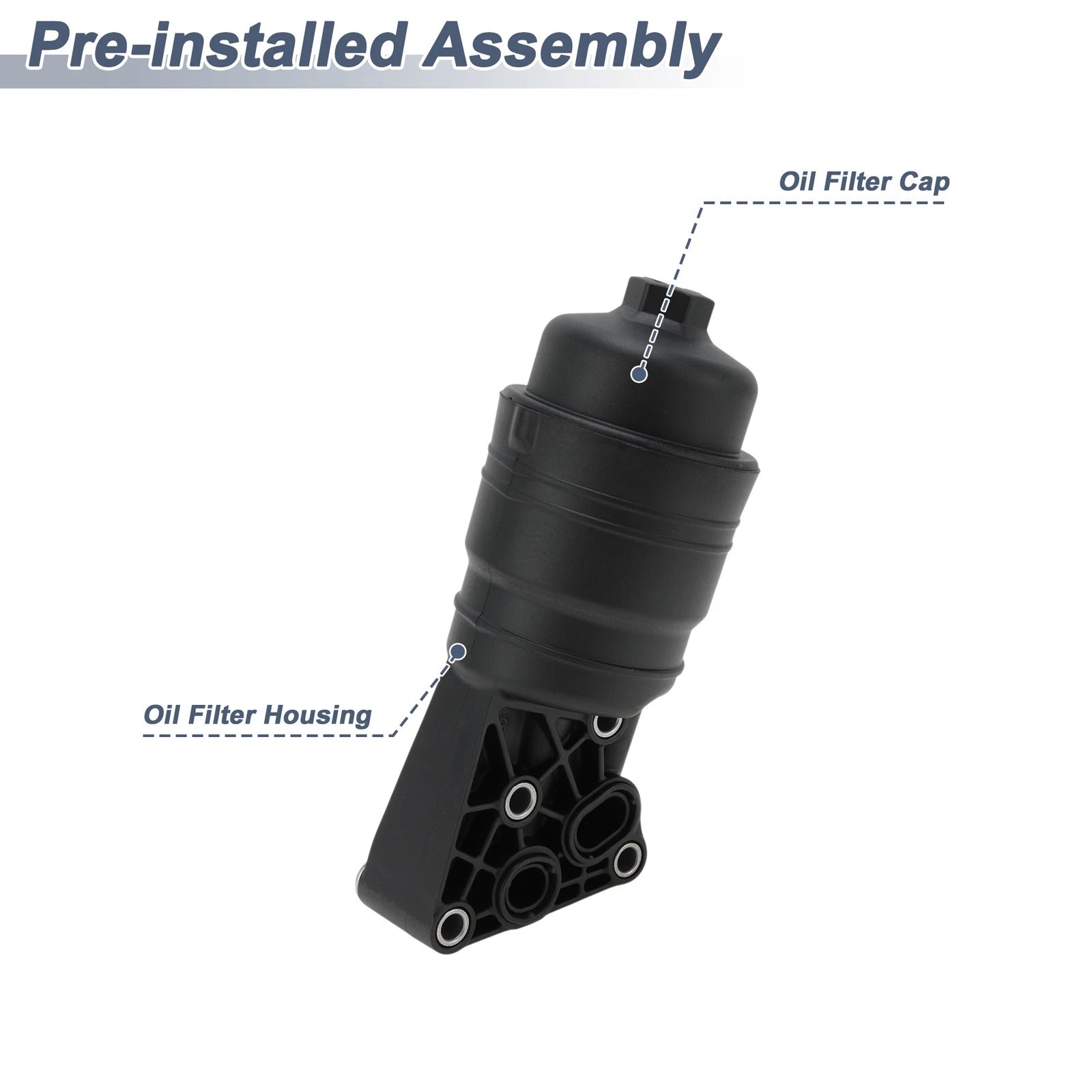 Engine Oil Filter Housing for Hyundai Genesis (2012–2014) No. 263003C701