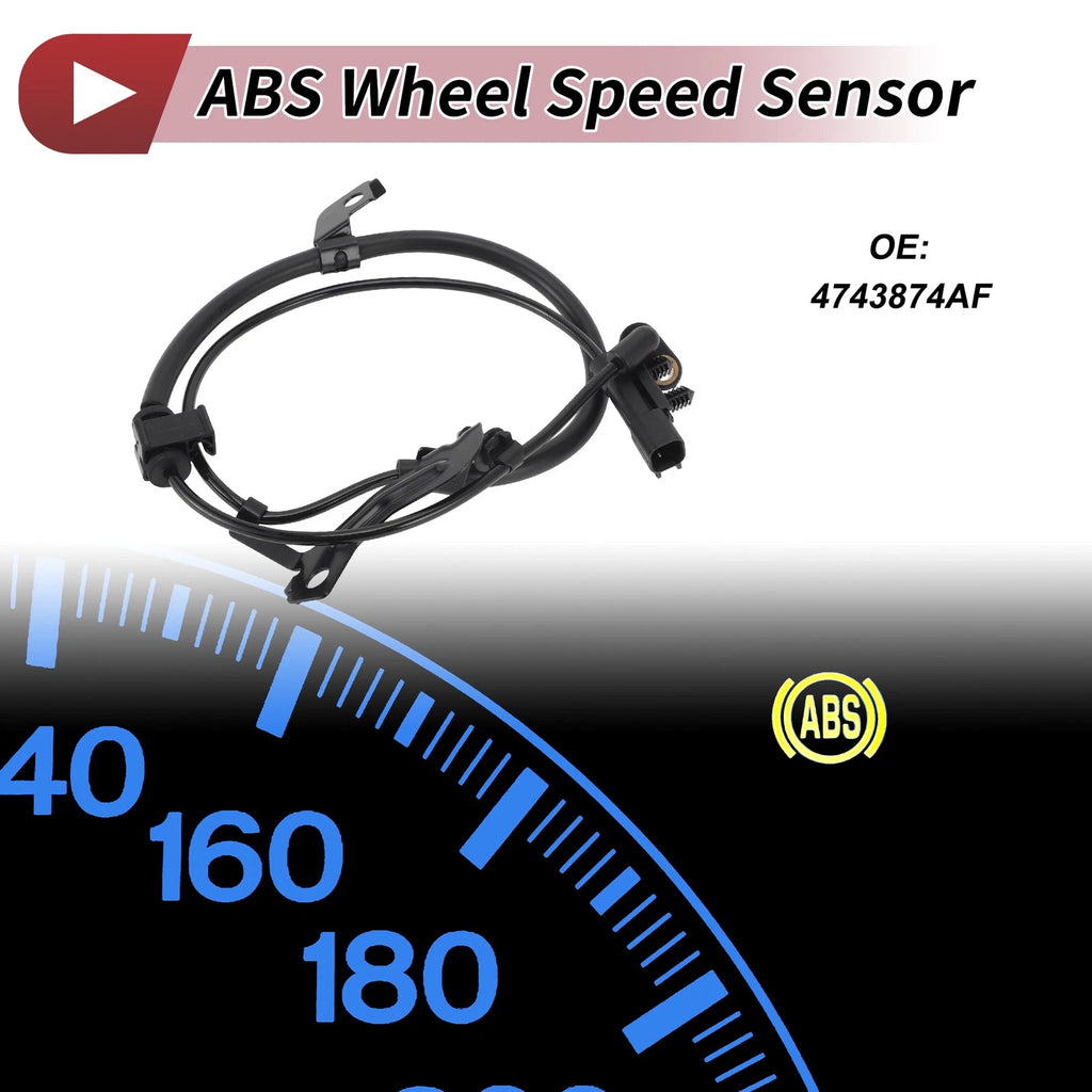 ABS Wheel Speed Sensor Rear Right Replacement for Dodge Journey (2009–2020)