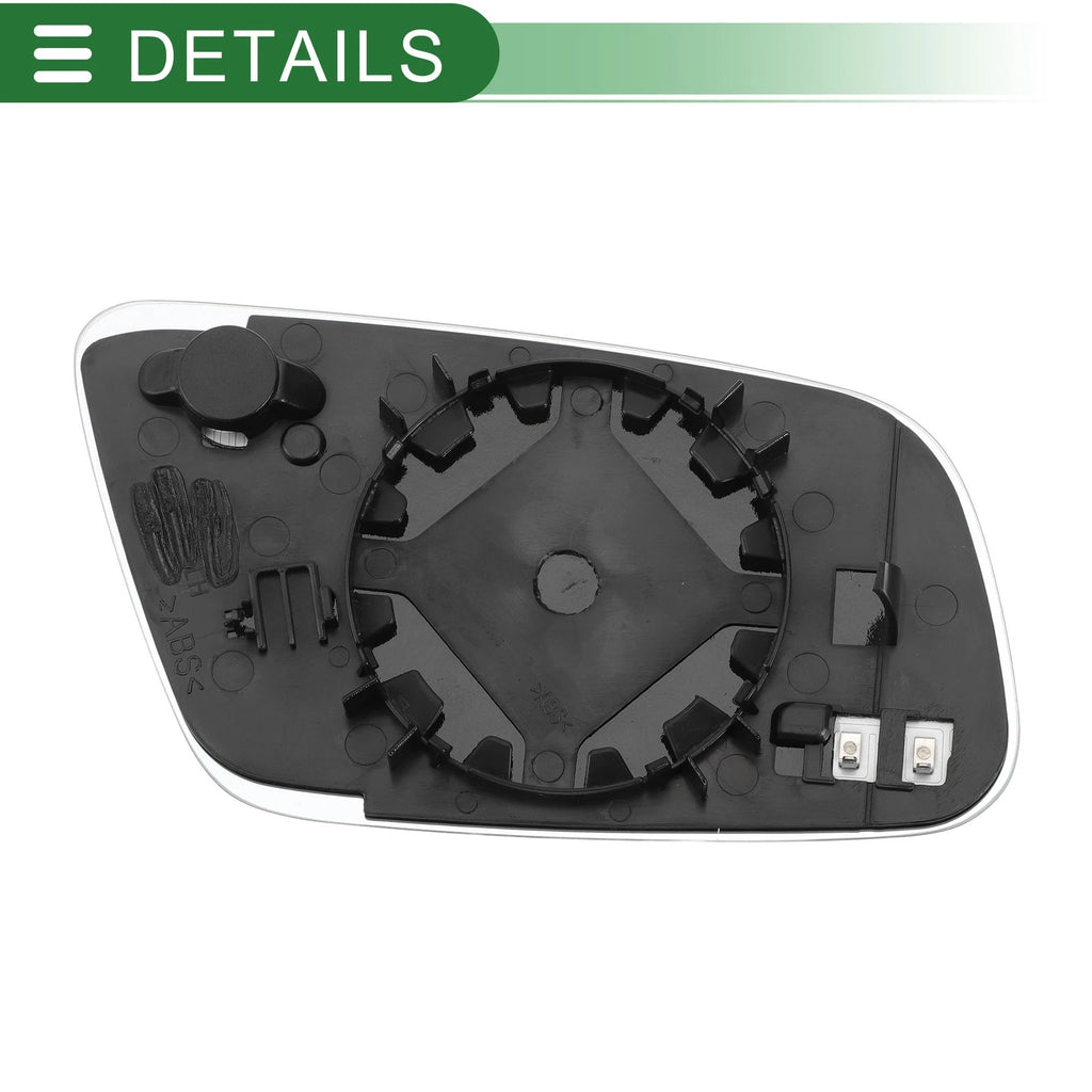 Heated Left Side Mirror Glass Replacement for Audi A3 (2000–2003)