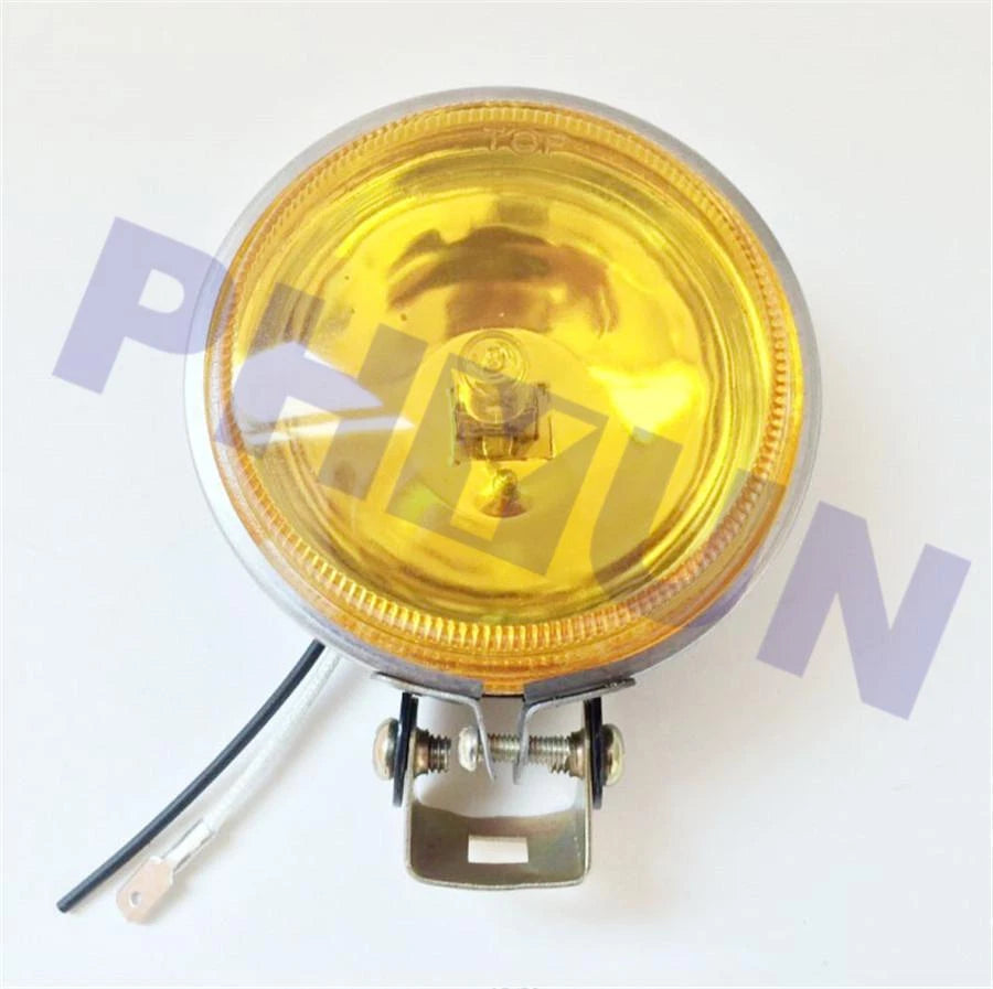 3.5'' LED DRL Round Fog Lamp for Universal Vehicles (12V 55W) Bright Yellow