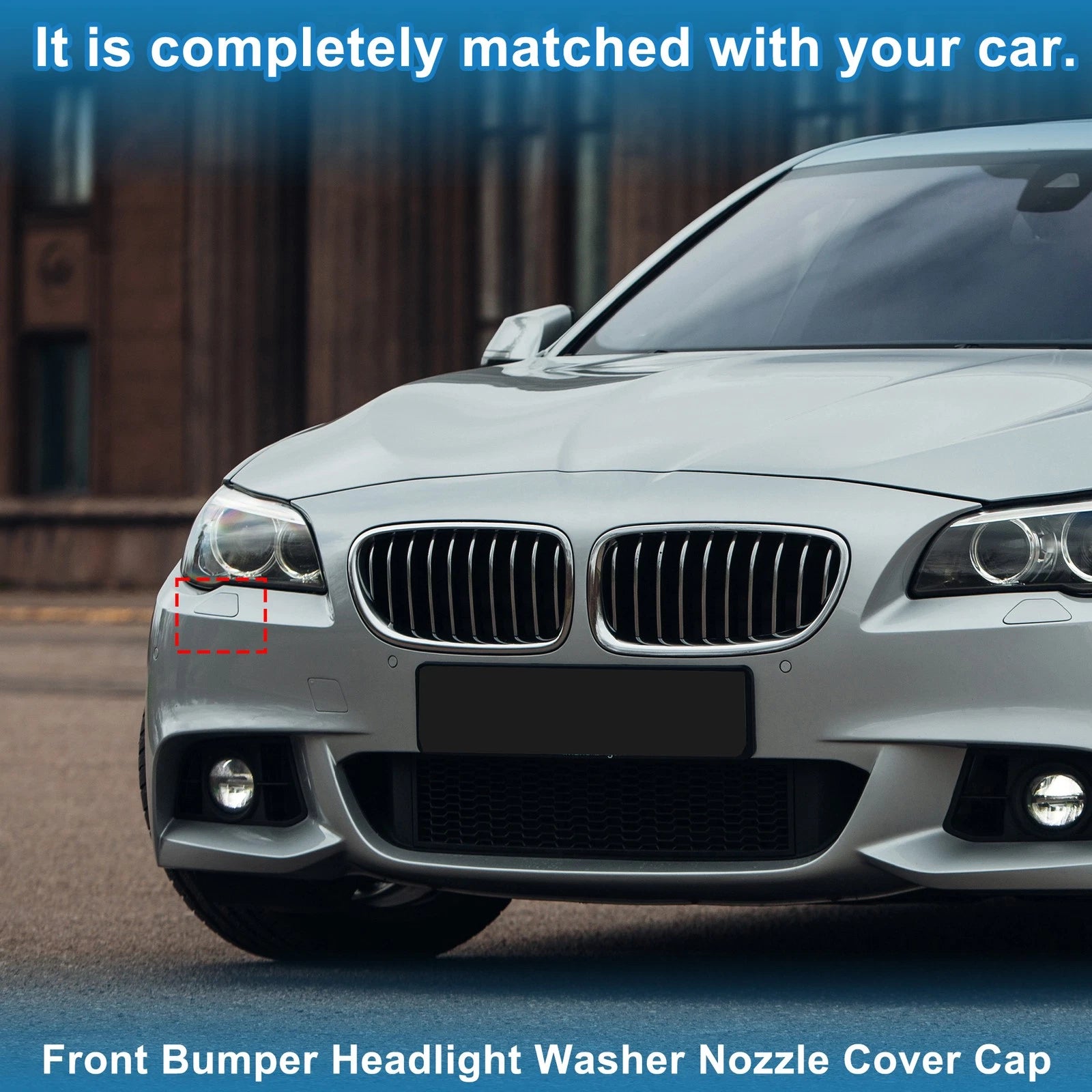 Front Right Washer Nozzle Cover Cap Replacement for BMW 528i (2011–2016)